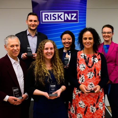 Winners of RiskNZ's Awards of Excellence 2019