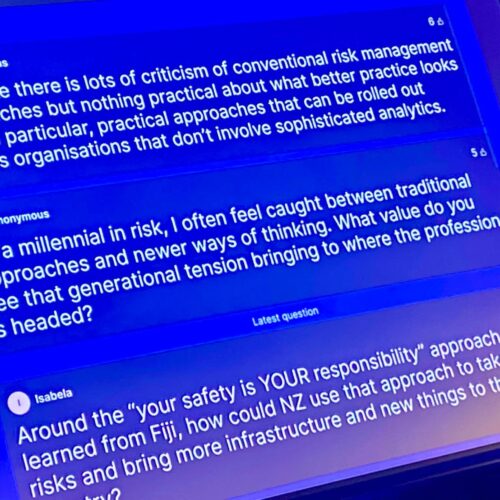 Panel discussion: Enabling the professionalisation of risk